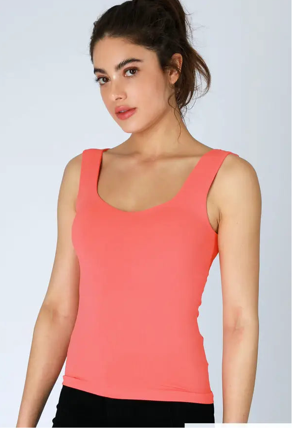 NIKIBIKI CLEAN LINE SWEETHEART TANK TOP - CAMELLIA