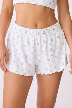 PJ SALVAGE CRAZY IN LOVE SHORTS - IVORY