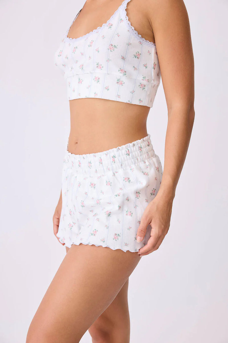 PJ SALVAGE CRAZY IN LOVE SHORTS - IVORY