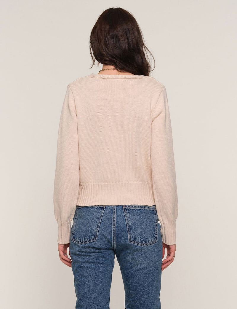 HEARTLOOM CECILIA CARDIGAN - ECRU