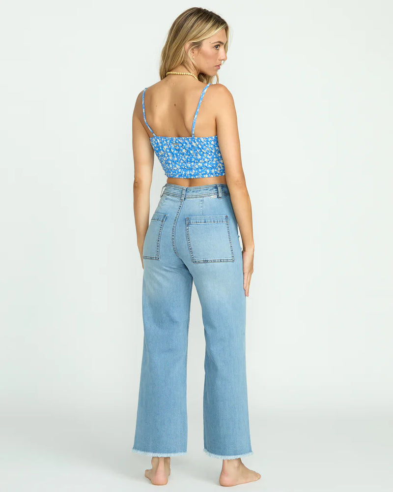 BILLABONG FREE FALL HIGH-WAIST PANTS - SURF SPRAY
