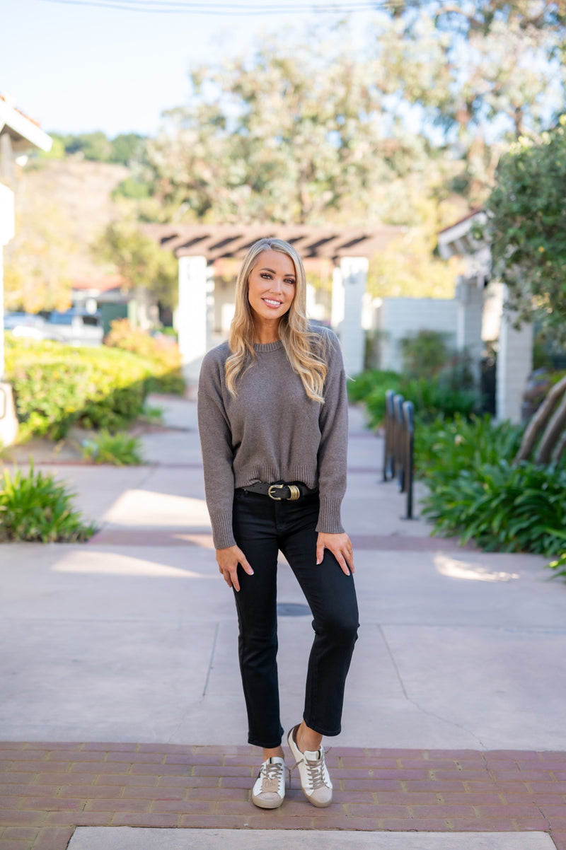 Z SUPPLY CIRRUS COZY SWEATER - BURNT ASH HEATHER