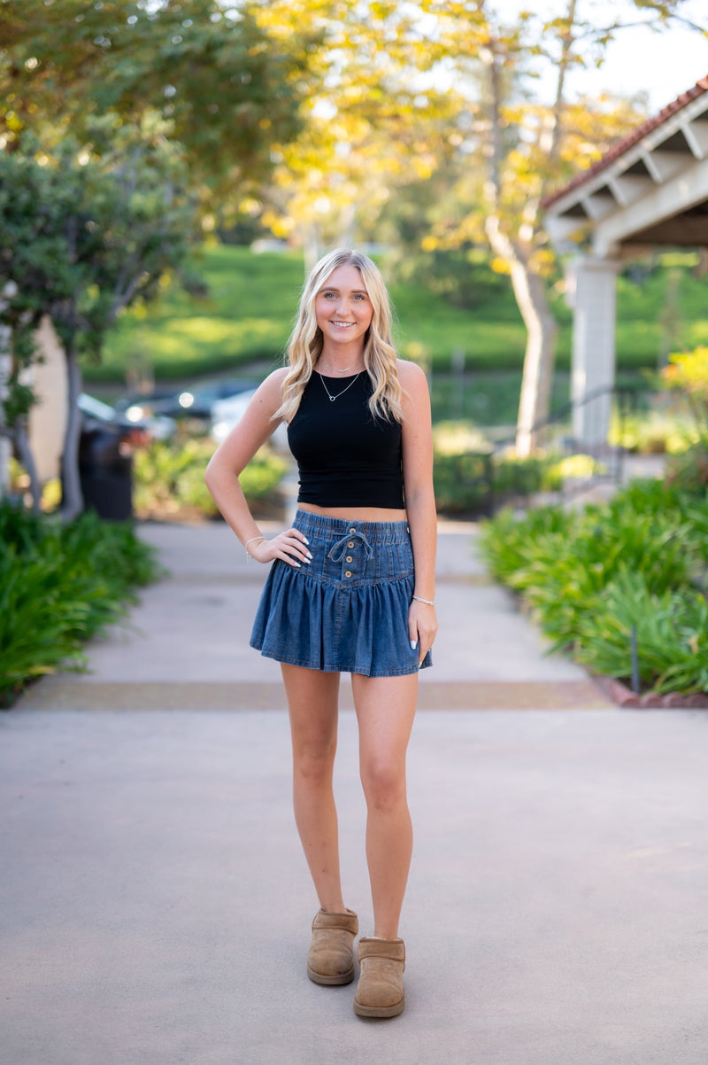 PALOMA TANK TOP - BLACK