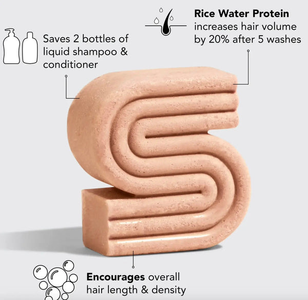 RICE WATER PROTEIN SHAMPOO BAR FOR HAIR GROWTH