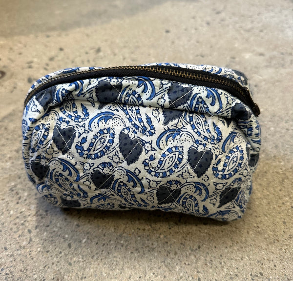 BOHO SMALL COSMETIC POUCH - MIXED PRINTS