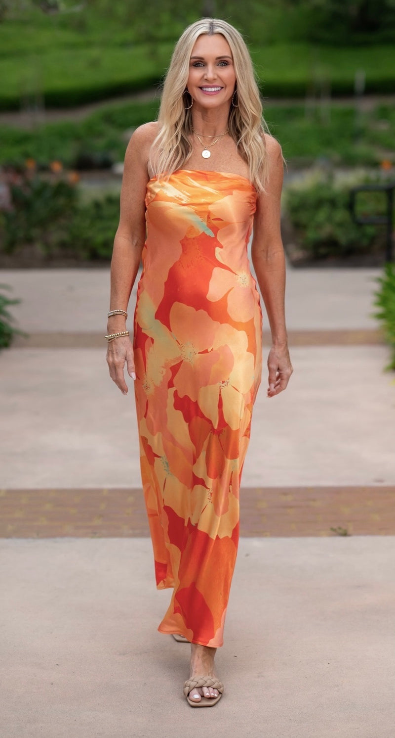 L SPACE SPRING IN LOVE DRESS - NATIVE POPPIES