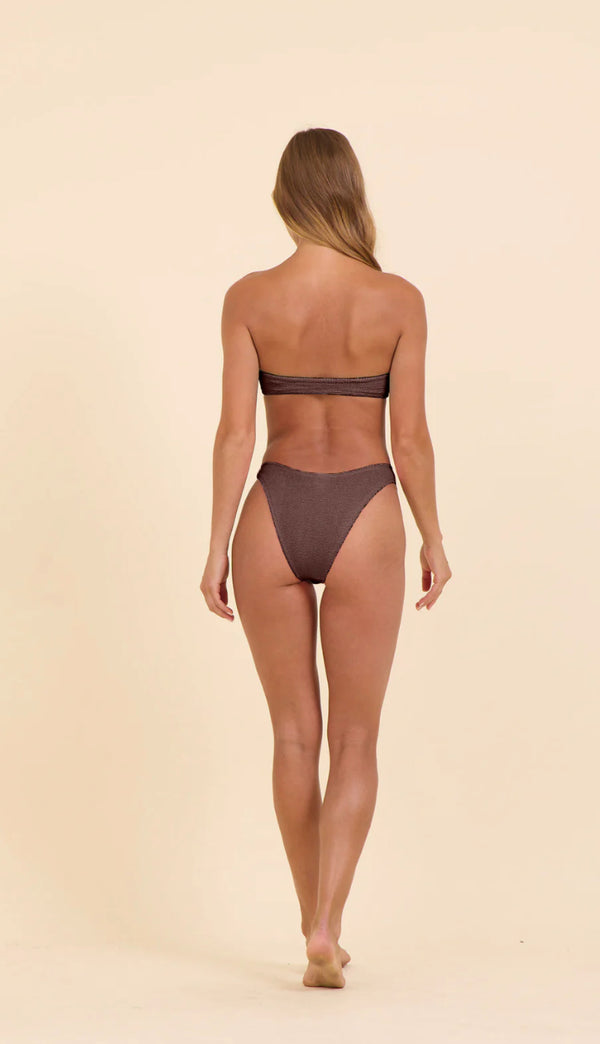 KRINKLE BY SG BIKINI TUBE TOP - COCOA BEACH