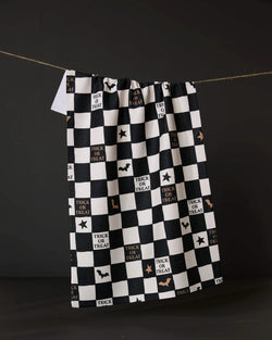 GEOMETRY KITCHEN TEA TOWELS - TRICKS AND TREATS