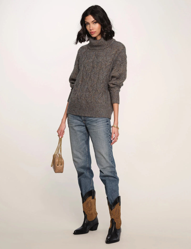 MARIS TURTLE NECK SWEATER - TWILIGHT