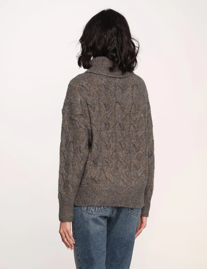 MARIS TURTLE NECK SWEATER - TWILIGHT