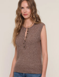 HEARTLOOM BIANCA TOP - TAUPE