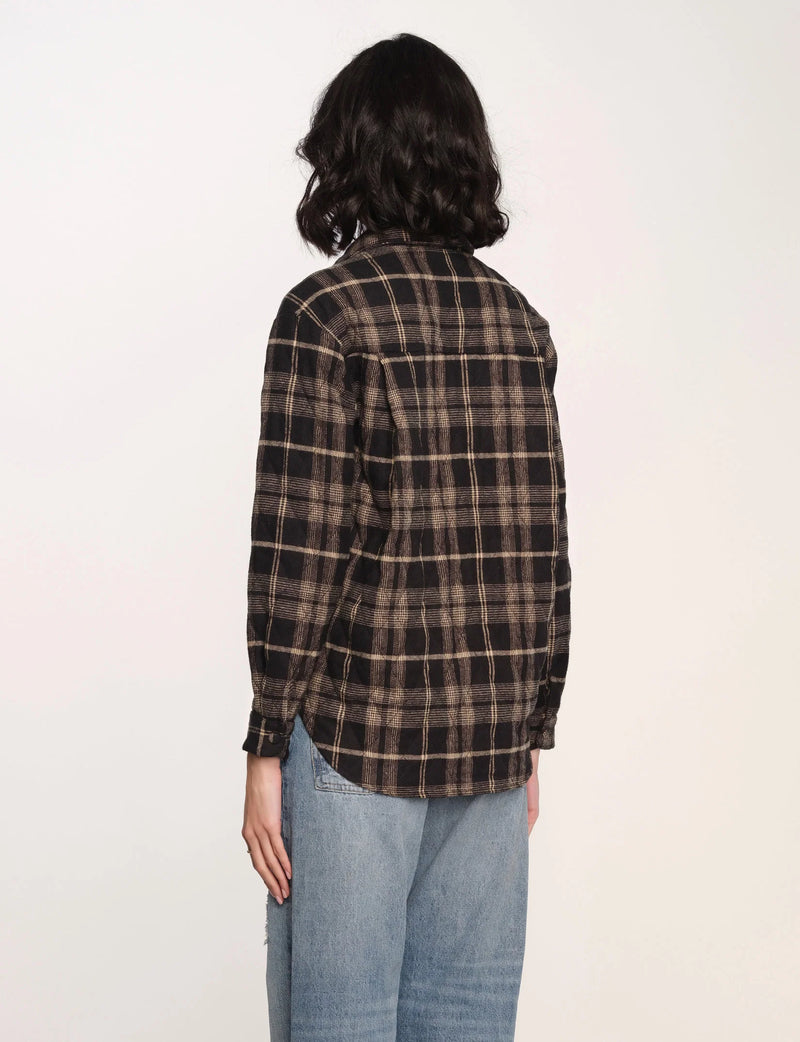 MERCURE PLAID JACKET - BLACK