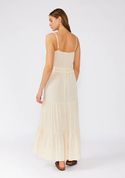 LOVE LETTER MAXI DRESS - NATURAL