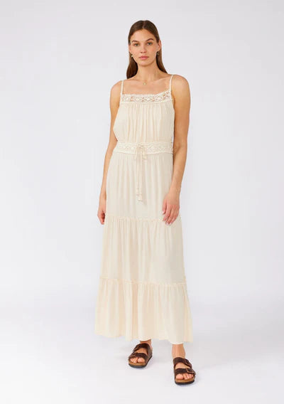 LOVE LETTER MAXI DRESS - NATURAL