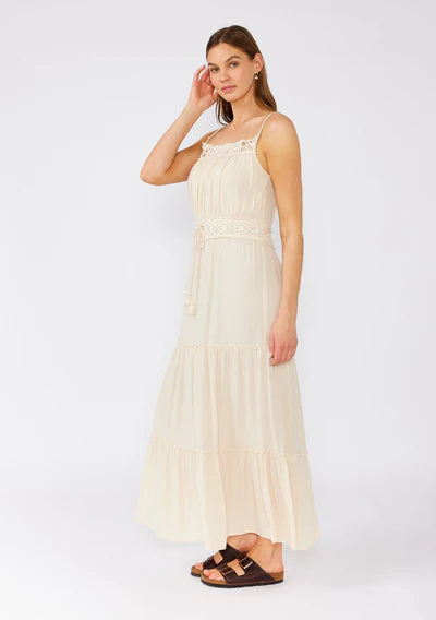 LOVE LETTER MAXI DRESS - NATURAL