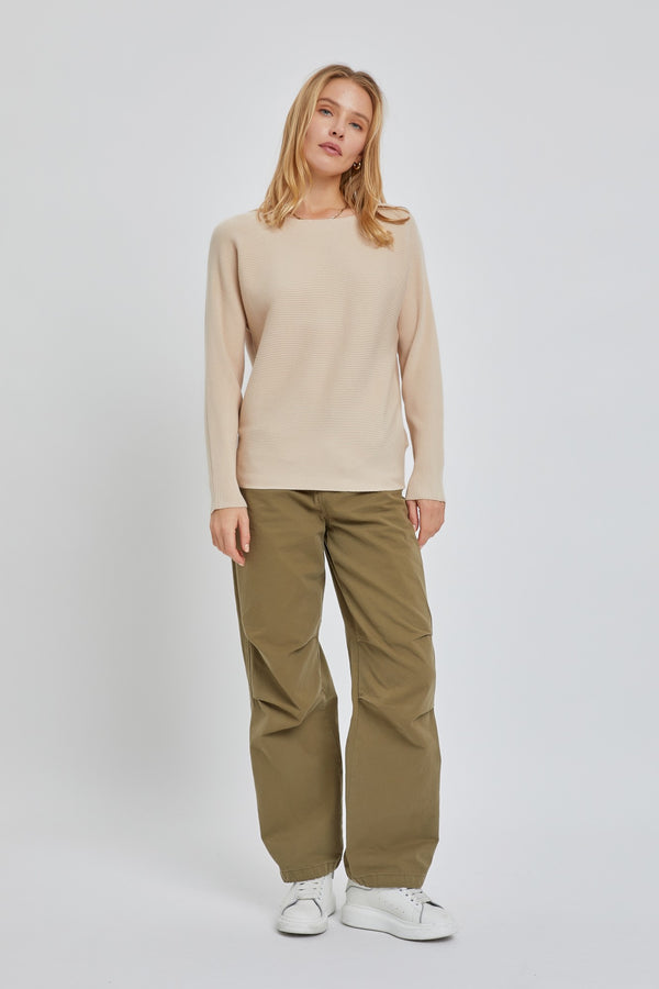 THE SHELBY SWEATER - BEIGE