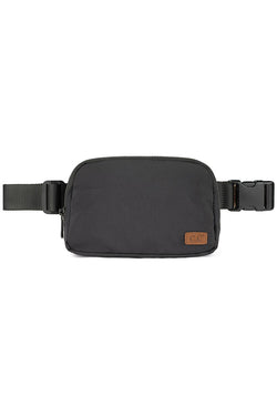 WATERPROOF BELT BAG/FANNY PACK - BLACK