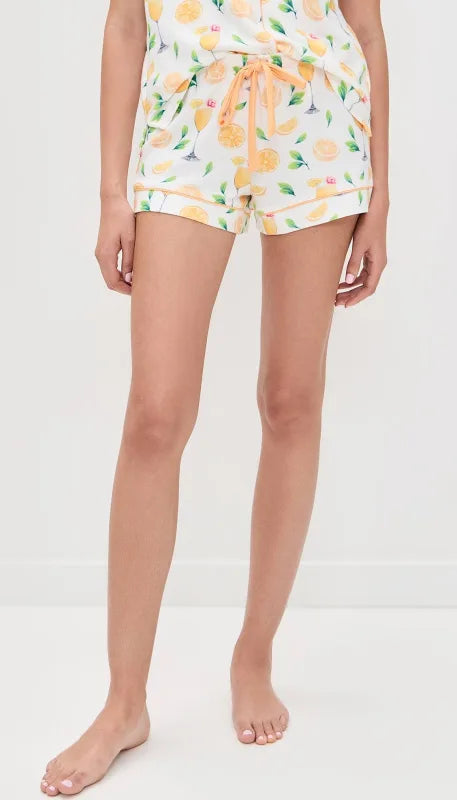 PJ SALVAGE MIMOSA ME 3 PIECE PJ SHORT SET