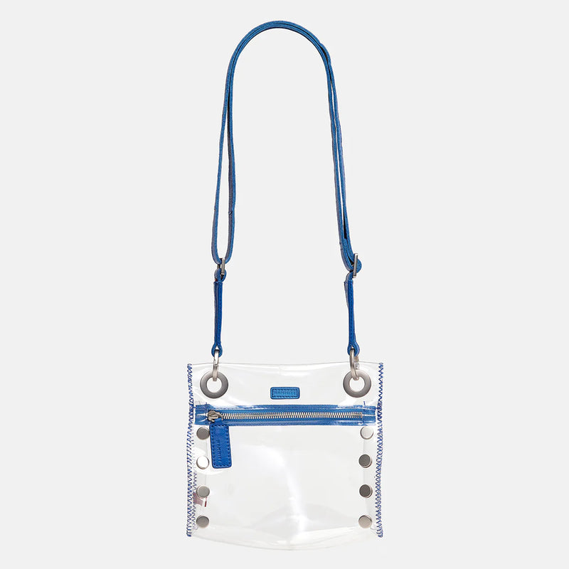 HAMMITT TONY SMALL CLEAR BAG - CLEAR/OASIS BLUE