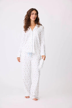 PJ SALVAGE CRAZY IN LOVE PJ SET - IVORY