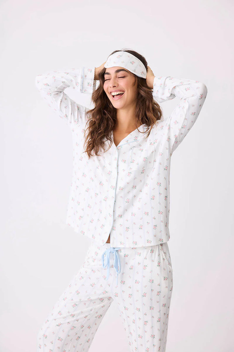 PJ SALVAGE CRAZY IN LOVE PJ SET - IVORY