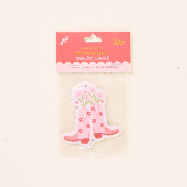 SWEET RIDE AIR FRESHENER - COWGIRL BOOTS