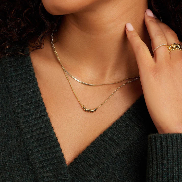 GORJANA LOU HEART NECKLACE - GOLD