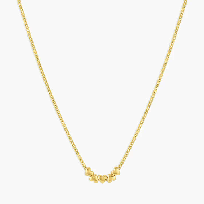 GORJANA LOU HEART NECKLACE - GOLD