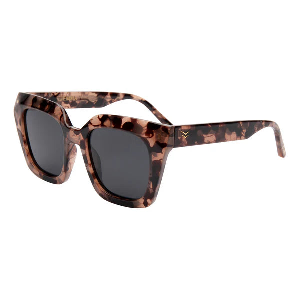 I-SEA JEMMA SUNGLASSES - BLONDE TORT / SMOKE POLARIZED LENS