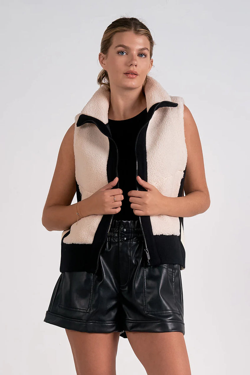 ELAN VANCOUVER VEST - OFF WHITE
