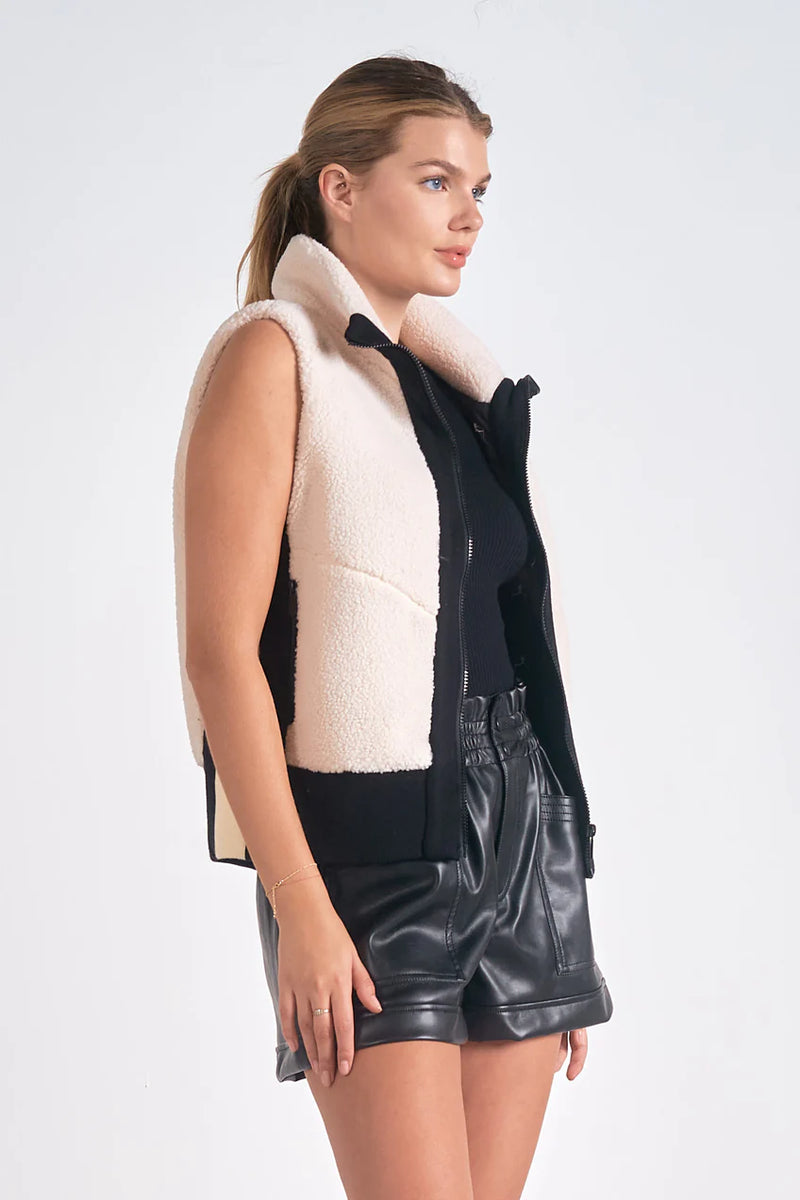 ELAN VANCOUVER VEST - OFF WHITE