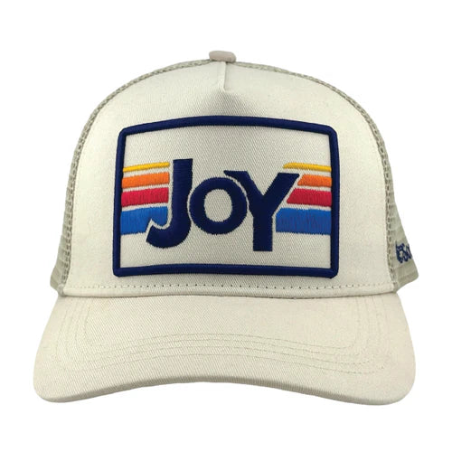 SOULBYRD JOY TRUCKER HAT - CREAM