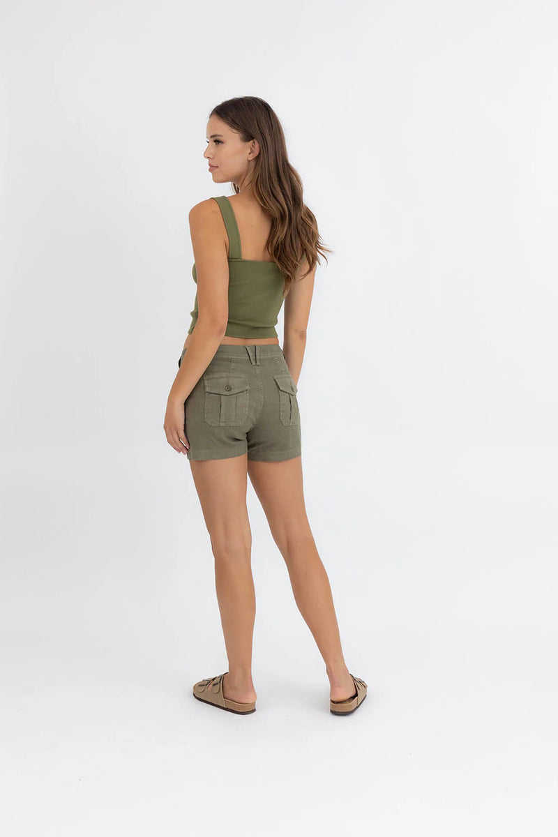 LEVEL 99 FLYNN CARGO SHORTS - ALOE