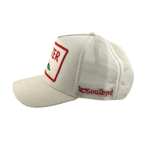 SOULBYRD LATER GATOR TRUCKER HAT - IVORY