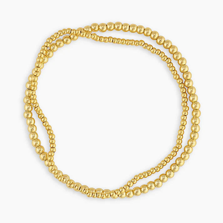GORJANA POPPY BRACELET SET - GOLD