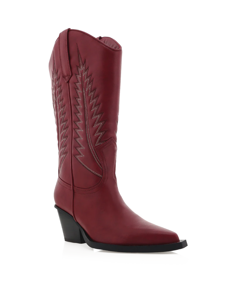 BILLINI MARMALADE COWBOY BOOT - GARNET