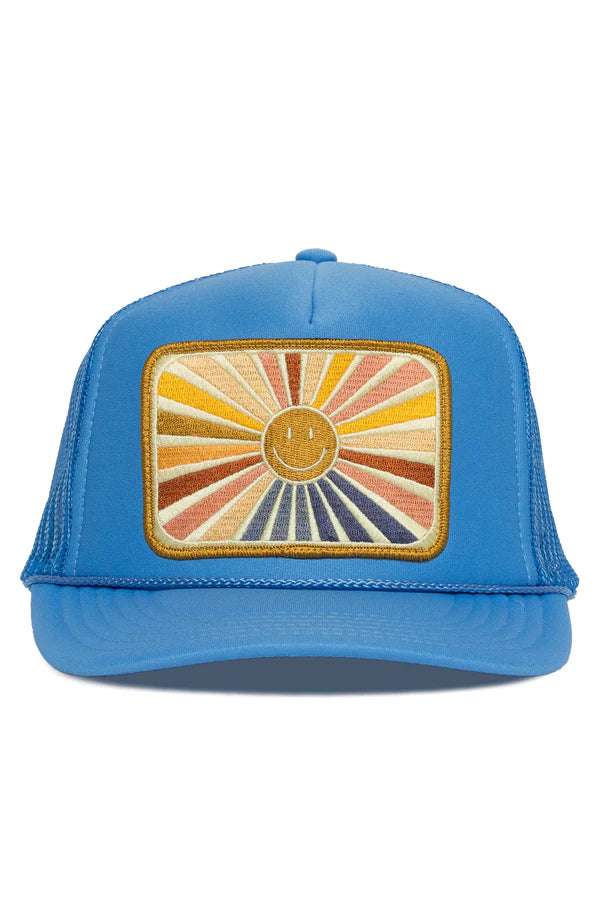 RAYS OF HAPPY TRUCKER HAT - BLUE