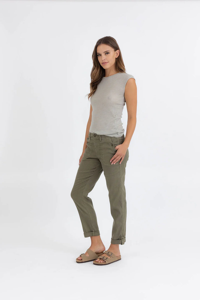 LEVEL 99 DAYLA CARGO PANTS ALOE CAllie Girl Boutique