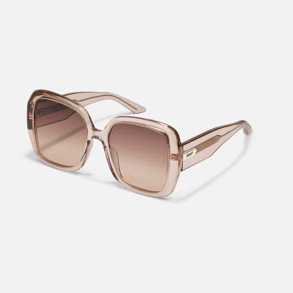 QUAY FULL GLAM SUNGLASSES - DOE/BROWN FAWN