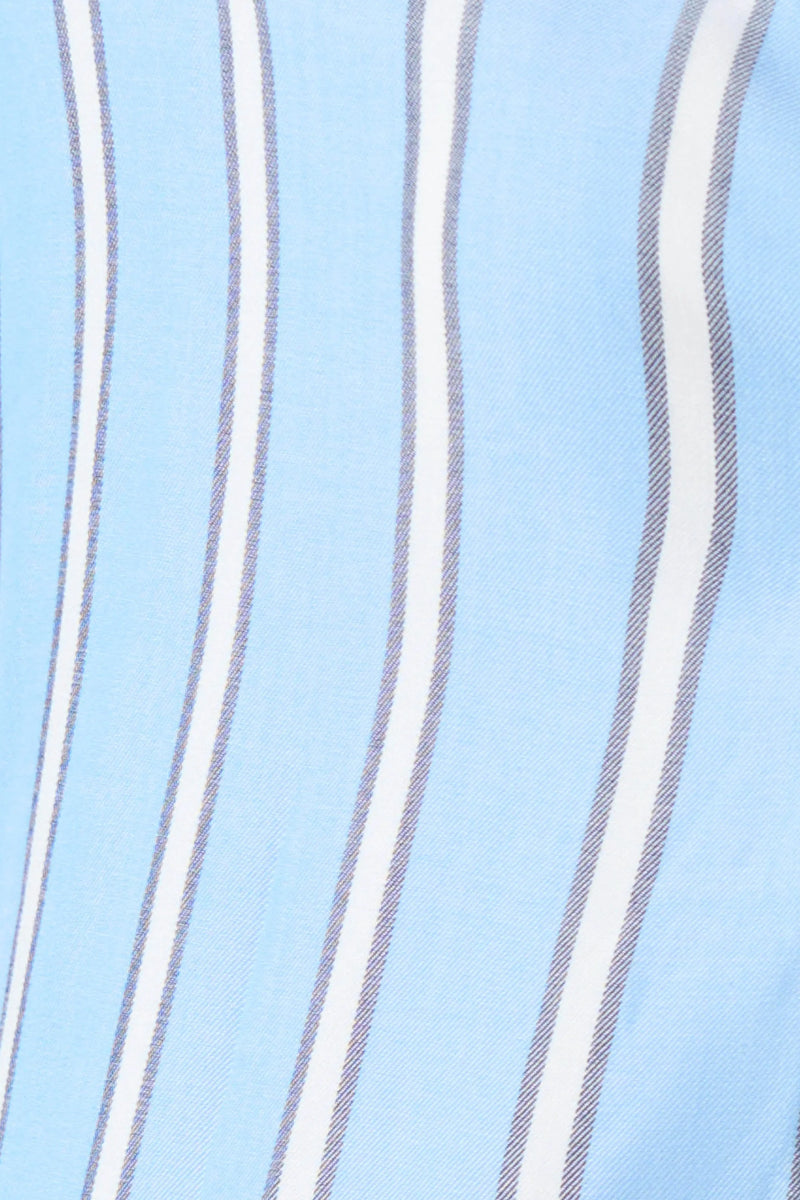 PJ SALVAGE STRIPE HYPE PJ SET - PERIWINKLE