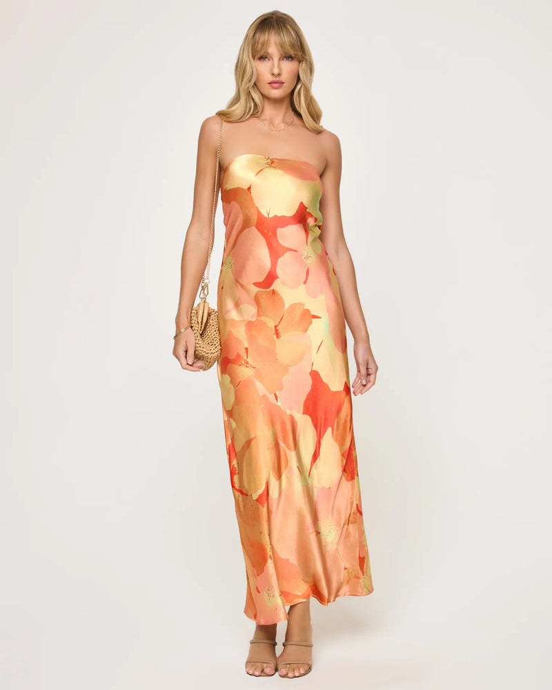 L SPACE SPRING IN LOVE DRESS - NATIVE POPPIES