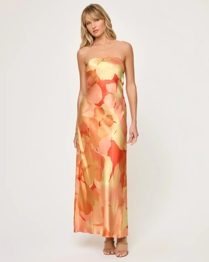 L SPACE SPRING IN LOVE DRESS - NATIVE POPPIES