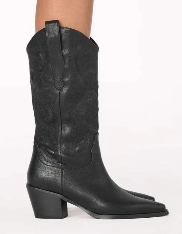 BILLINI DANILO WESTERN BOOT - BLACK