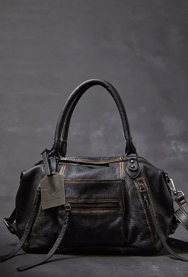 FREE PEOPLE BABY EMERSON TOTE BAG - BLACK