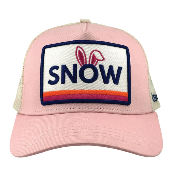 SOULBYRD SNOW BUNNY TRUCKER HAT - PINK