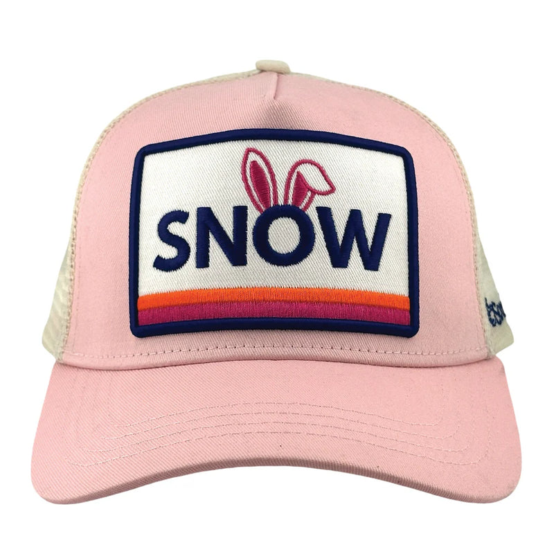 SOULBYRD SNOW BUNNY TRUCKER HAT - PINK