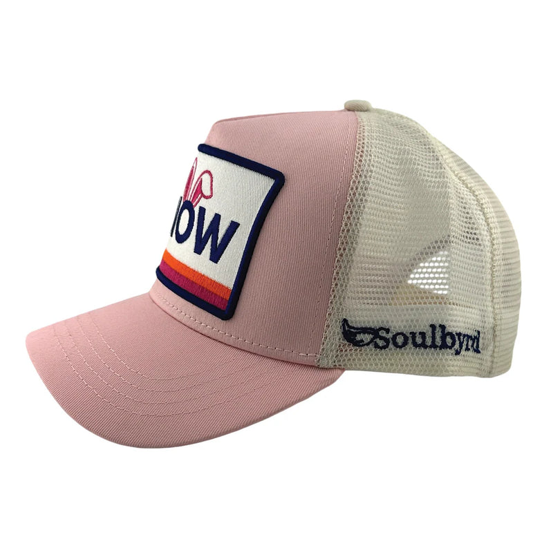 SOULBYRD SNOW BUNNY TRUCKER HAT - PINK