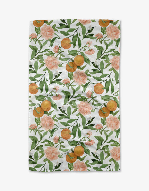 GEOMETRY KITCHEN TEA TOWELS - A PEONY FOR YOUR THOUGHTS