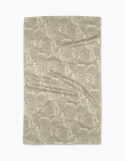 GEOMETRY KITCHEN TEA TOWELS - SHELL WHISPER