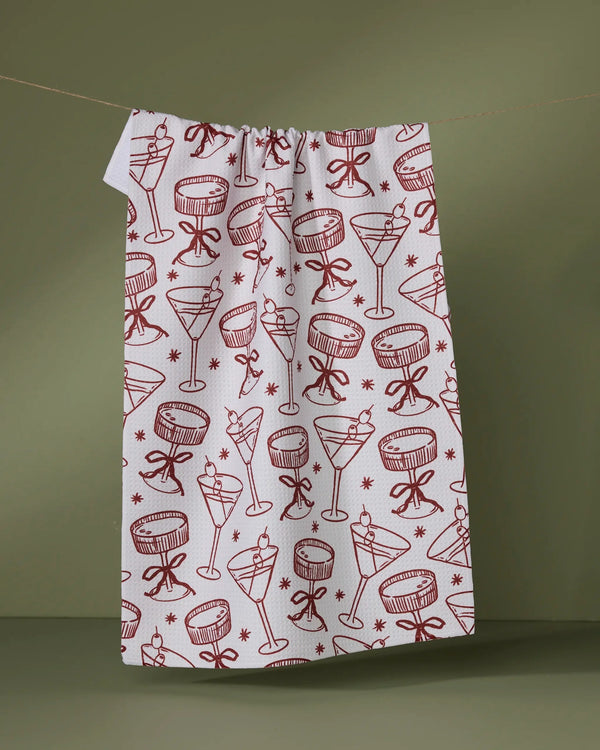 GEOMETRY KITCHEN TEA TOWELS - SOIREE